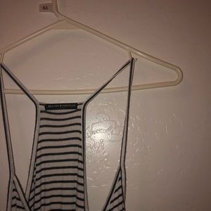 Black and white stripped Jumpsuit